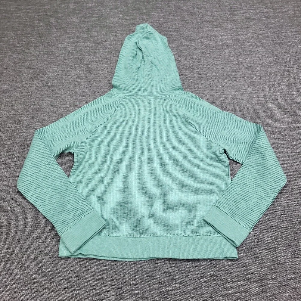 Cat & Jack Girls' Long Sleeves Pullover Hoodie Green Size Medium 8